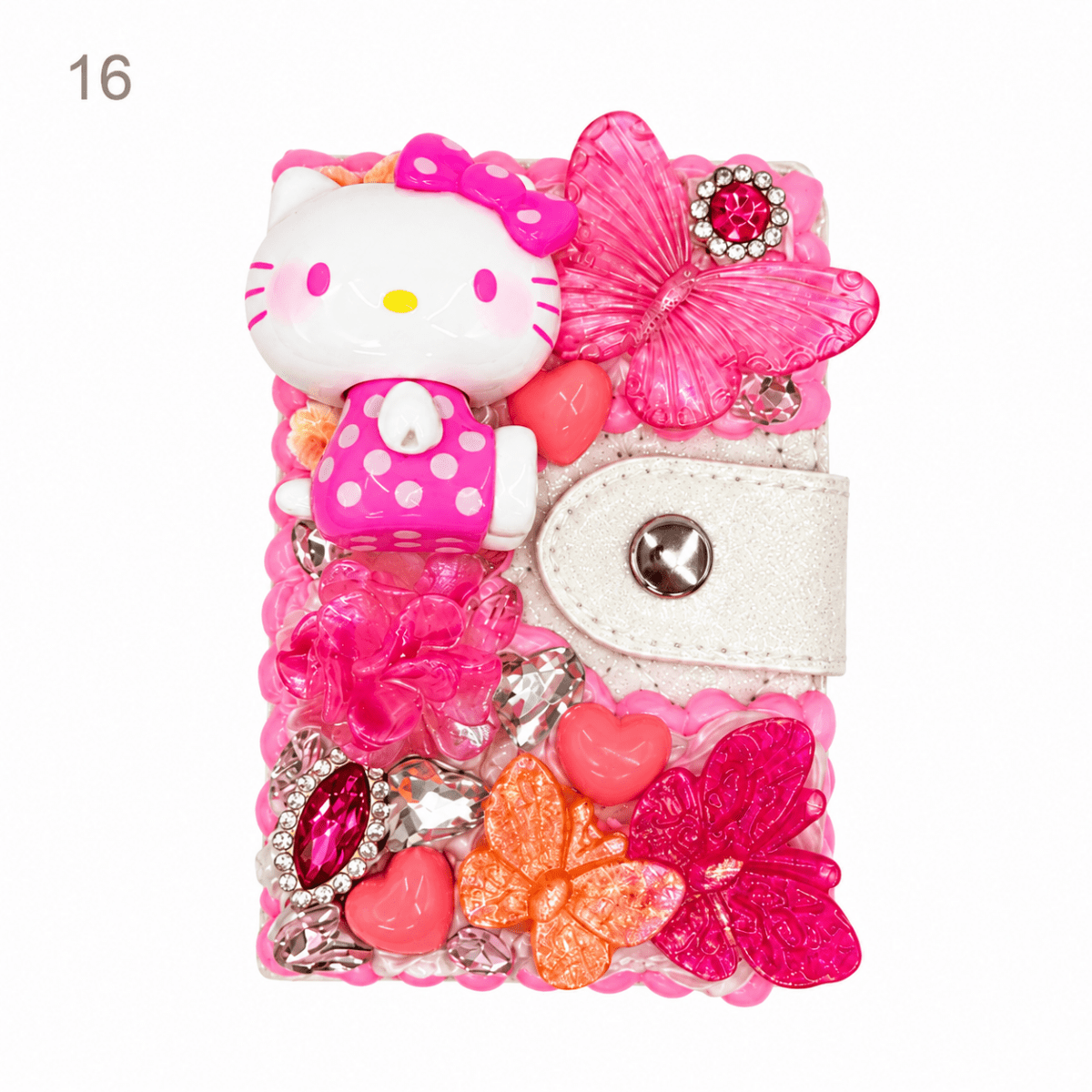 Decorated Magnetic Phone Card Holder - kosbling-ready-to-ship