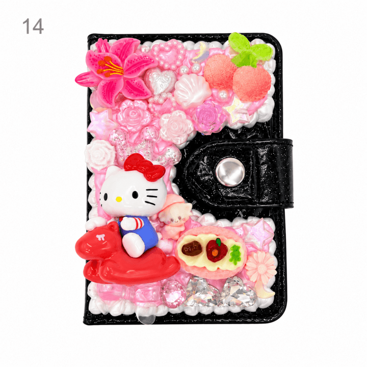 Decorated Magnetic Phone Card Holder - kosbling-ready-to-ship