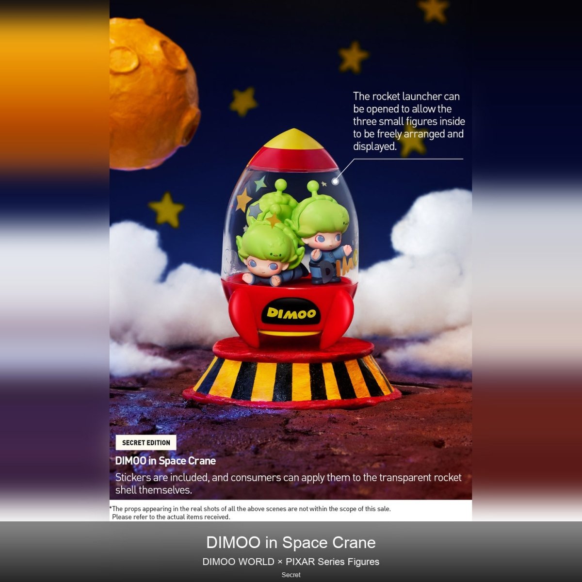 DIMOO-WORLD × PIXAR Series Figures - kosbling-ip-dimoo