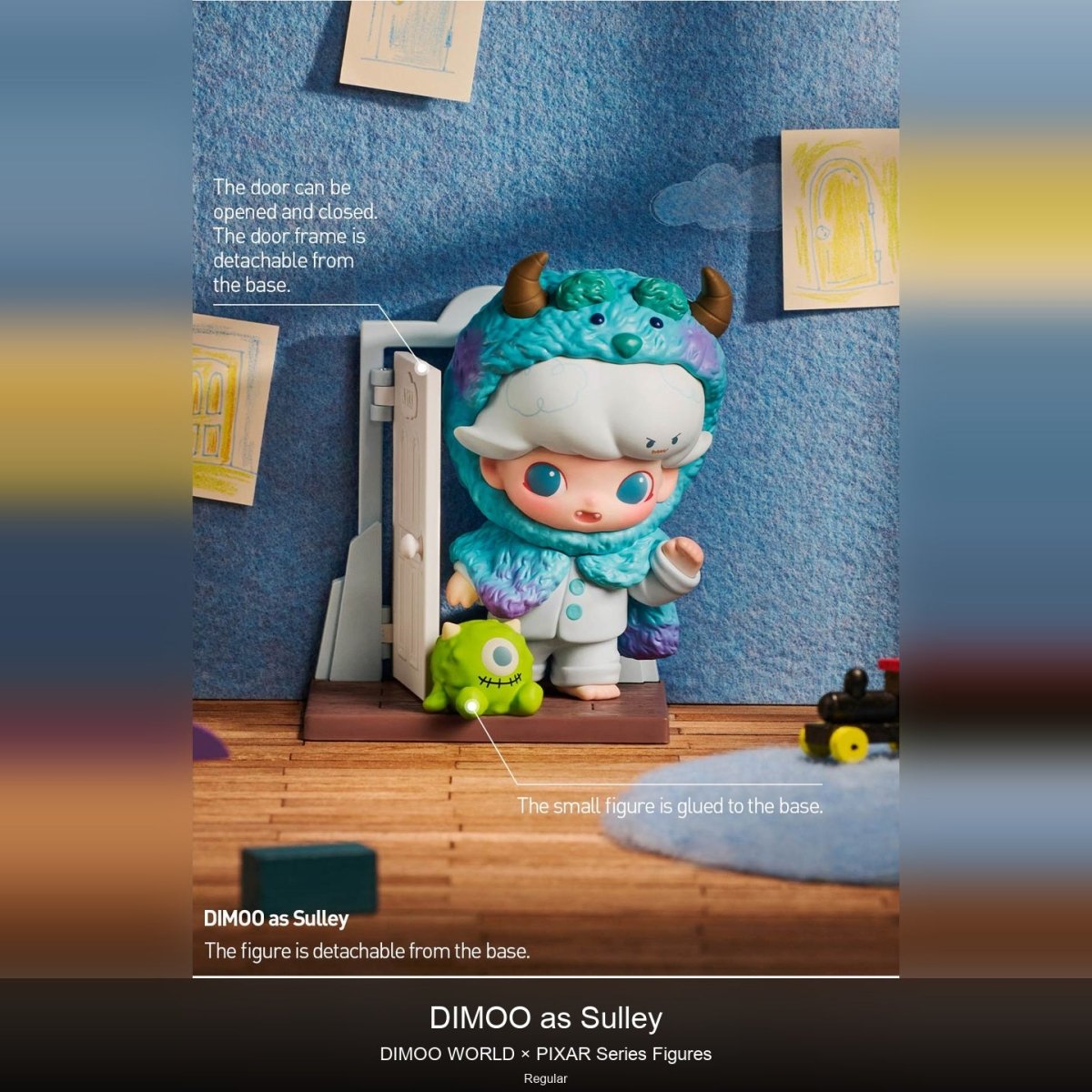 DIMOO-WORLD × PIXAR Series Figures - kosbling-ip-dimoo