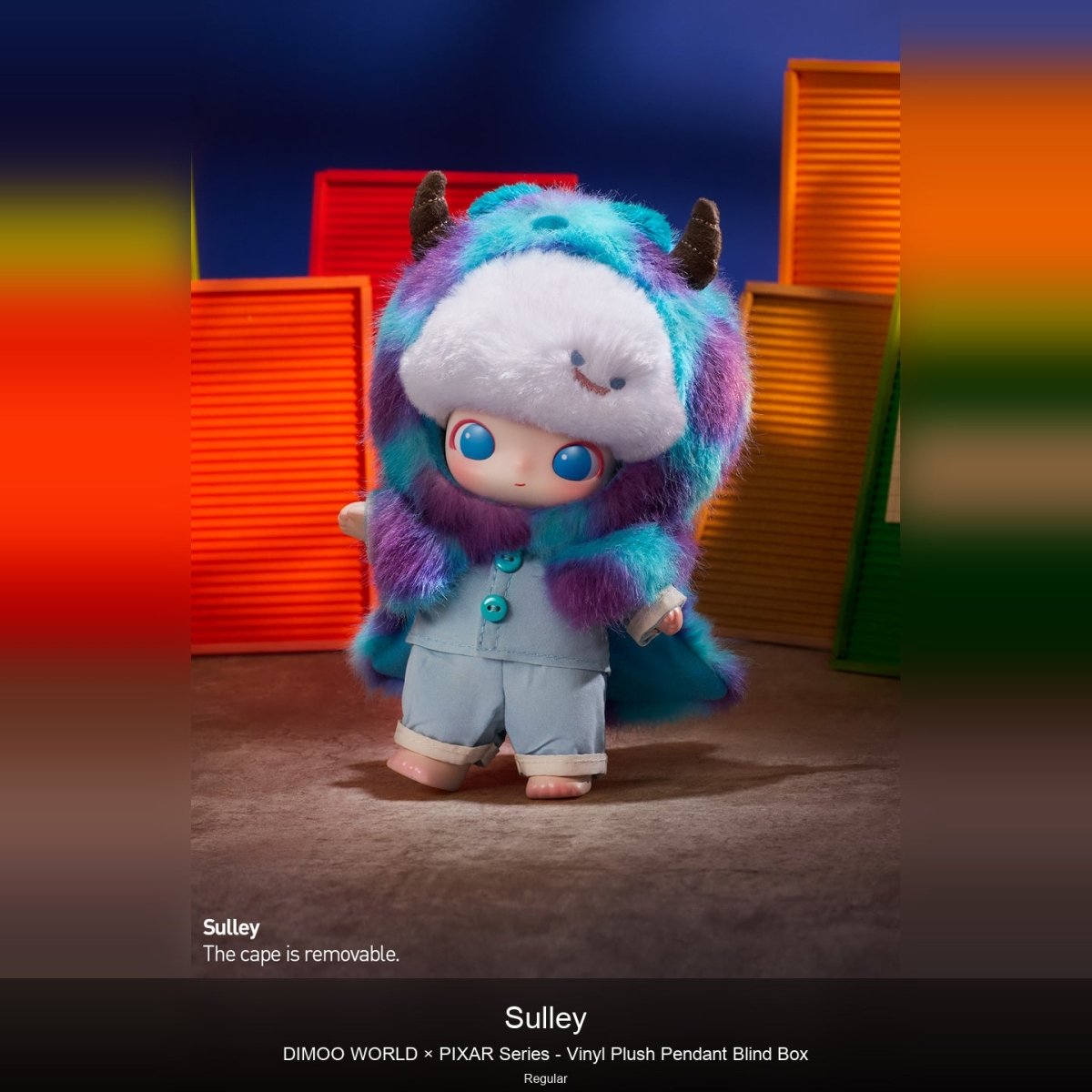 DIMOO-WORLD × PIXAR Series - Vinyl Plush Pendant Blind Box - kosbling-ip-dimoo