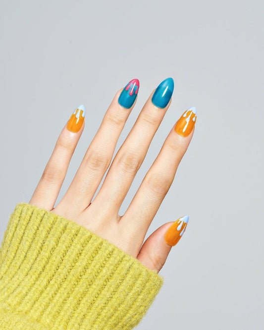 Dopamine Summer — Handmade Nails - kosbling-kb-design-reference