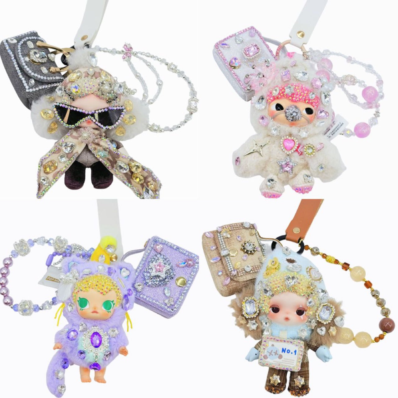 【20% OFF ONLY】- KB03 - Diamond Glitter Rhinestone Soft Vinyl Doll Diy - Kosbling Handmade Blind Bag 1