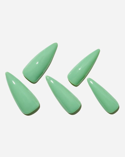 Flawless Gem / Long Stiletto — Handmade Nails - kosbling-kb-design-reference