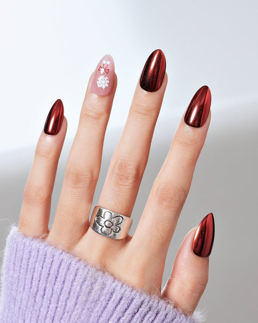 Flicker Bow — Handmade Nails - kosbling-kb-design-reference
