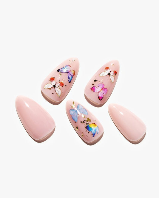 Garden Flutter — Handmade Nails - kosbling-kb-design-reference
