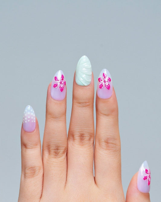Garden Pulse — Handmade Nails - kosbling-kb-design-reference