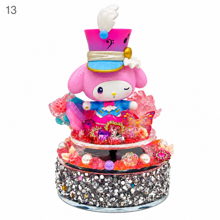 Hand-Decorated Solar-Powered Rotating Ornament - kosbling-ready-to-ship