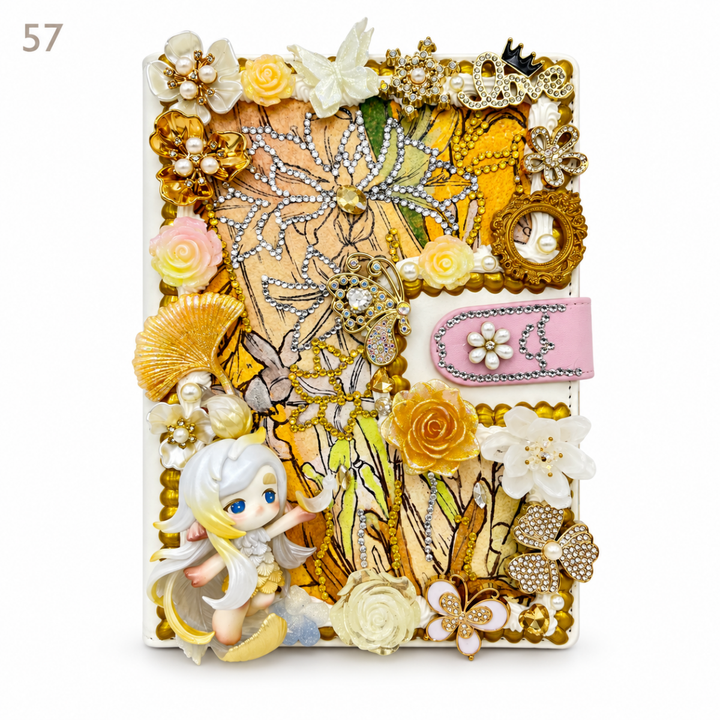 Hand-Painted Notebook with 3D Figures - kosbling-ready-to-ship