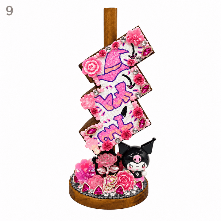Hand-Painted Three-Tier Pen Holder - kosbling-ready-to-ship