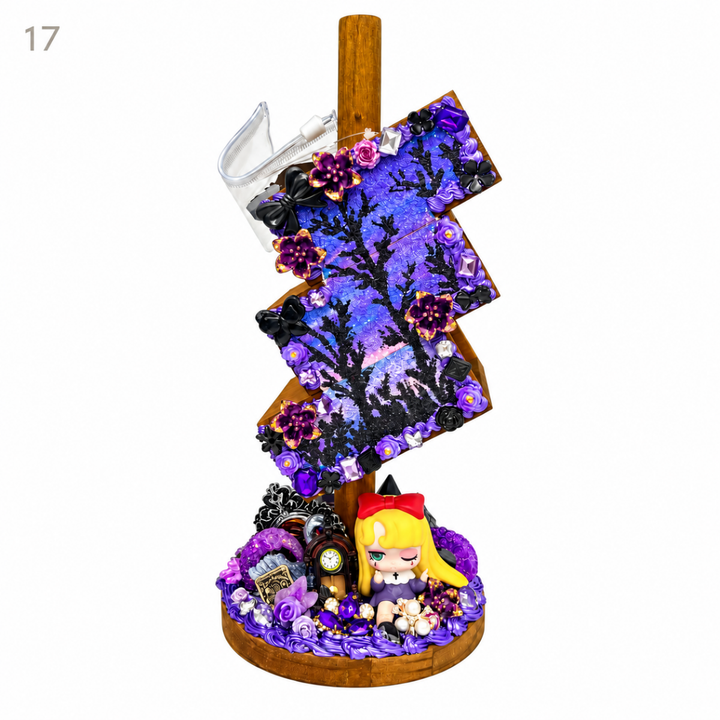 Hand-Painted Three-Tier Pen Holder - kosbling-ready-to-ship