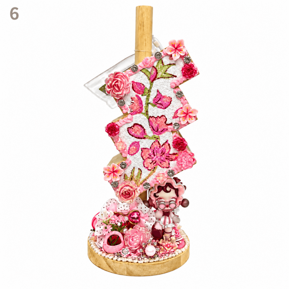 Hand-Painted Three-Tier Pen Holder - kosbling-ready-to-ship