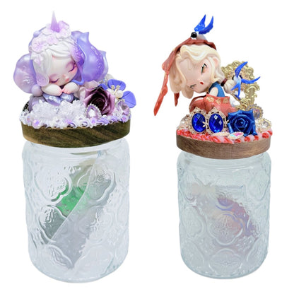 Handmade Candy Jar With Cream Glue - kosbling-ready-to-ship