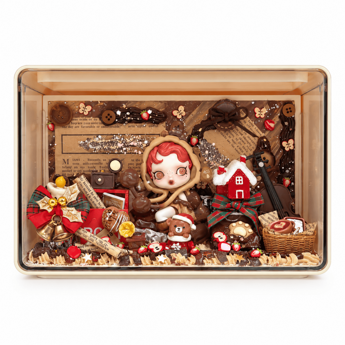 Handmade Christmas Decoden Storage Drawer - kosbling-ready-to-ship