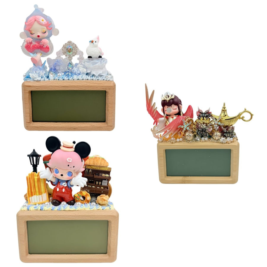 Handmade Cream Glue Alarm Clock - kosbling-