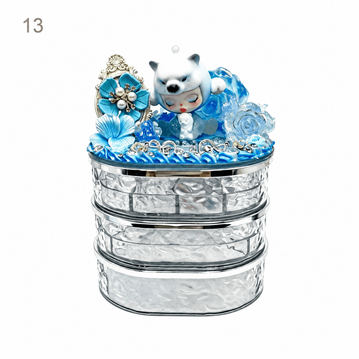 Handmade Decoden 3-Tier Rotating Storage Organizer - kosbling-creator-pick
