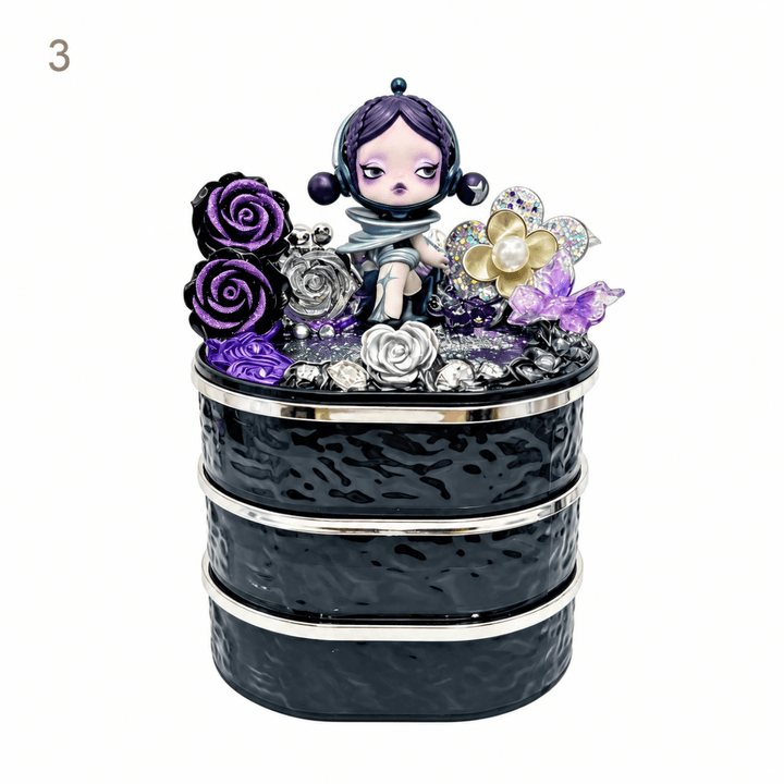 Handmade Decoden 3-Tier Rotating Storage Organizer - kosbling-creator-pick
