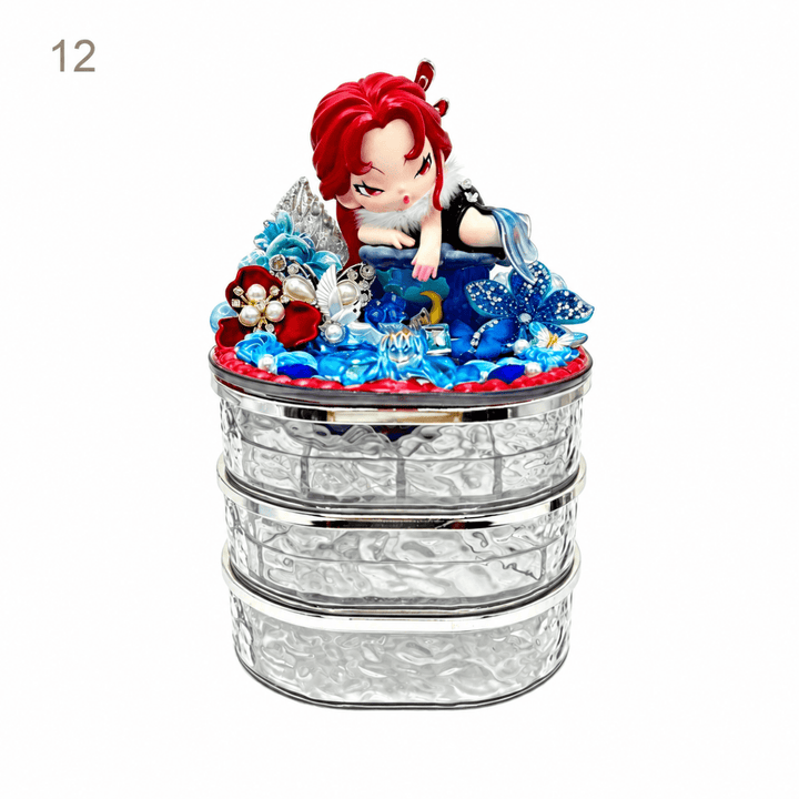 Handmade Decoden 3-Tier Rotating Storage Organizer - kosbling-creator-pick