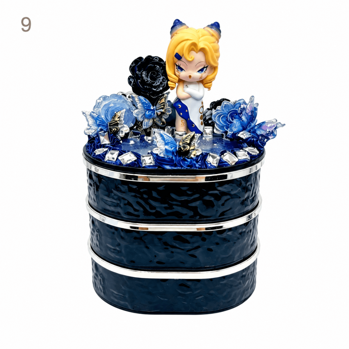 Handmade Decoden 3-Tier Rotating Storage Organizer - kosbling-creator-pick