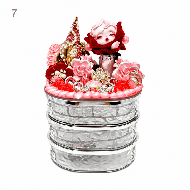 Handmade Decoden 3-Tier Rotating Storage Organizer - kosbling-creator-pick
