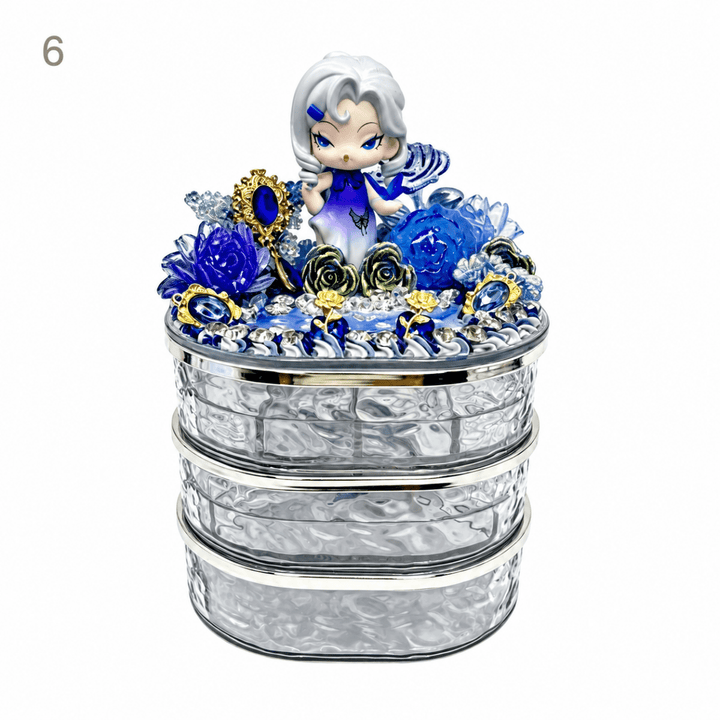 Handmade Decoden 3-Tier Rotating Storage Organizer - kosbling-creator-pick