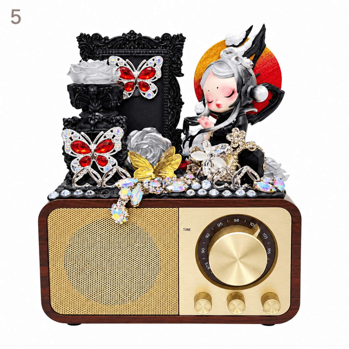 Handmade Decoden Bluetooth Speaker - kosbling-ready-to-ship