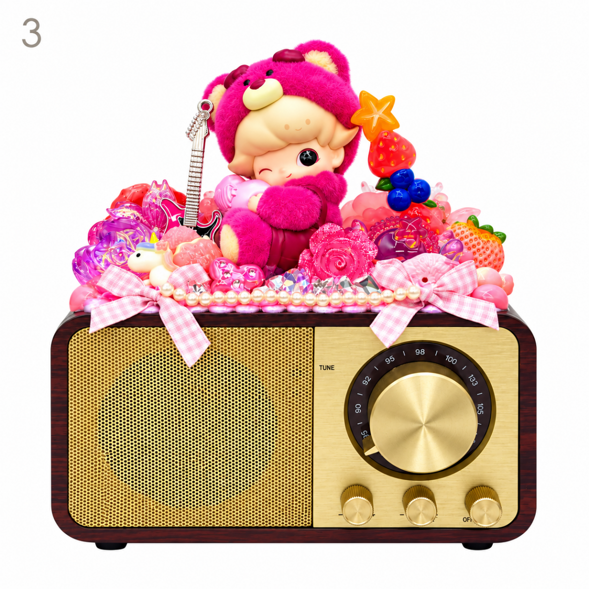 Handmade Decoden Bluetooth Speaker - kosbling-ready-to-ship