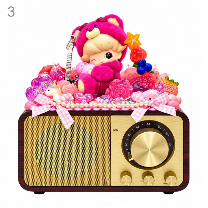 Handmade Decoden Bluetooth Speaker - kosbling-ready-to-ship