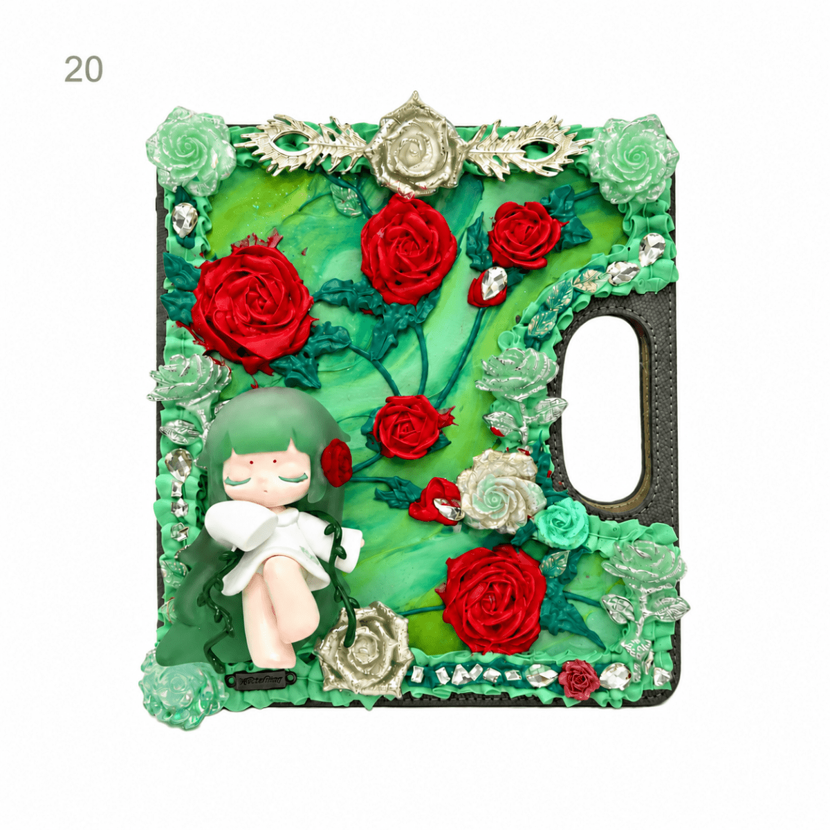 Handmade Decoden Carry-Handle Notebook - kosbling-ready-to-ship