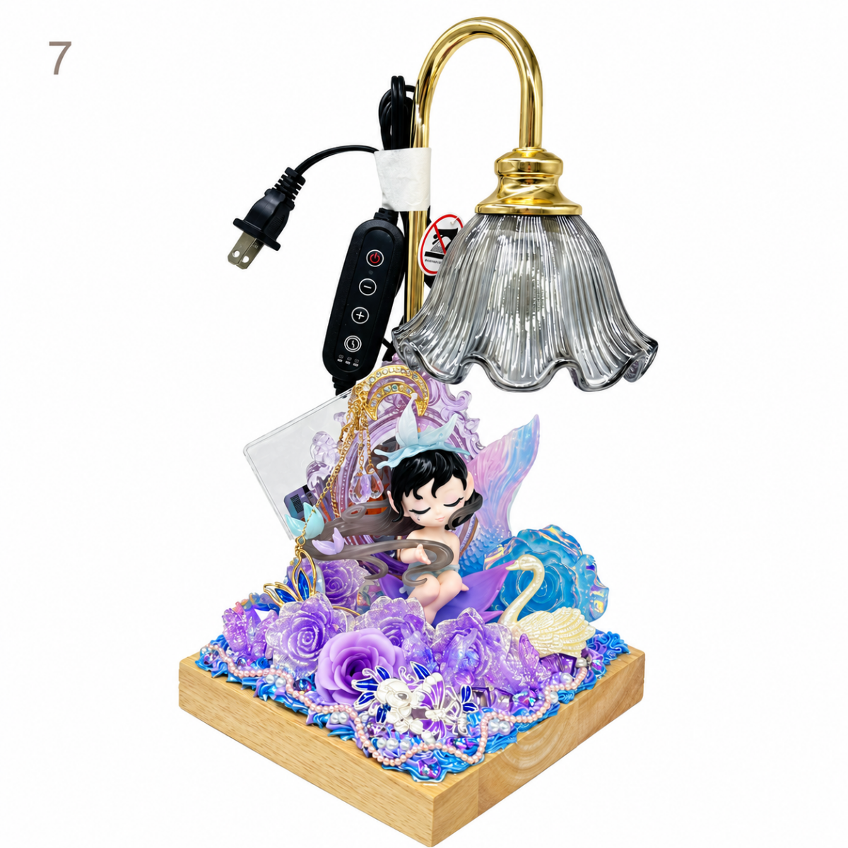 Handmade Decoden Desk Lamp - kosbling-creator-pick