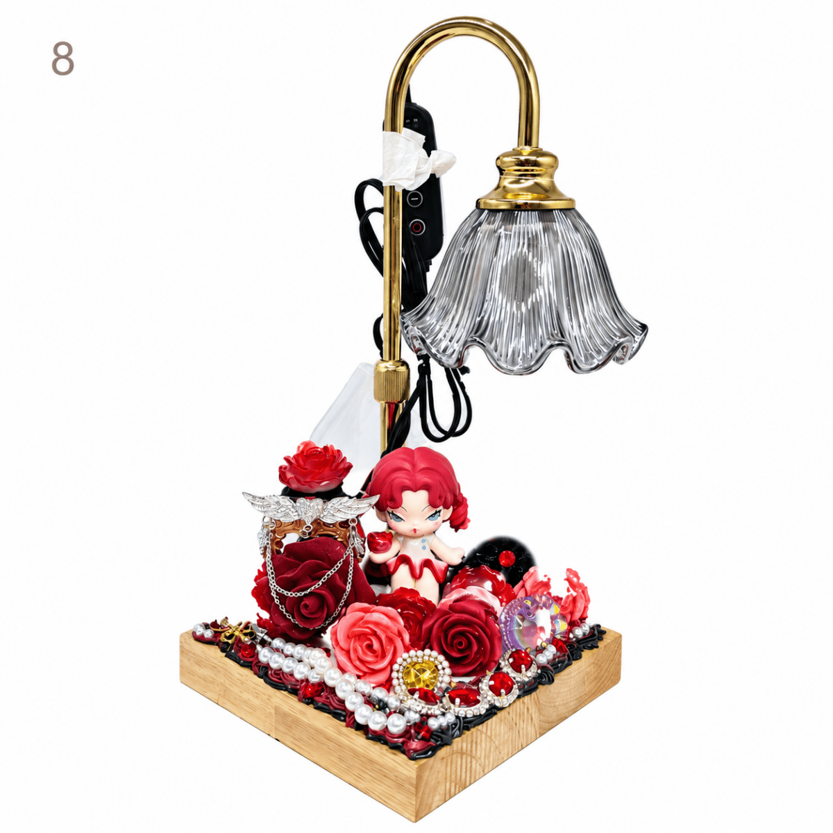Handmade Decoden Desk Lamp - kosbling-creator-pick