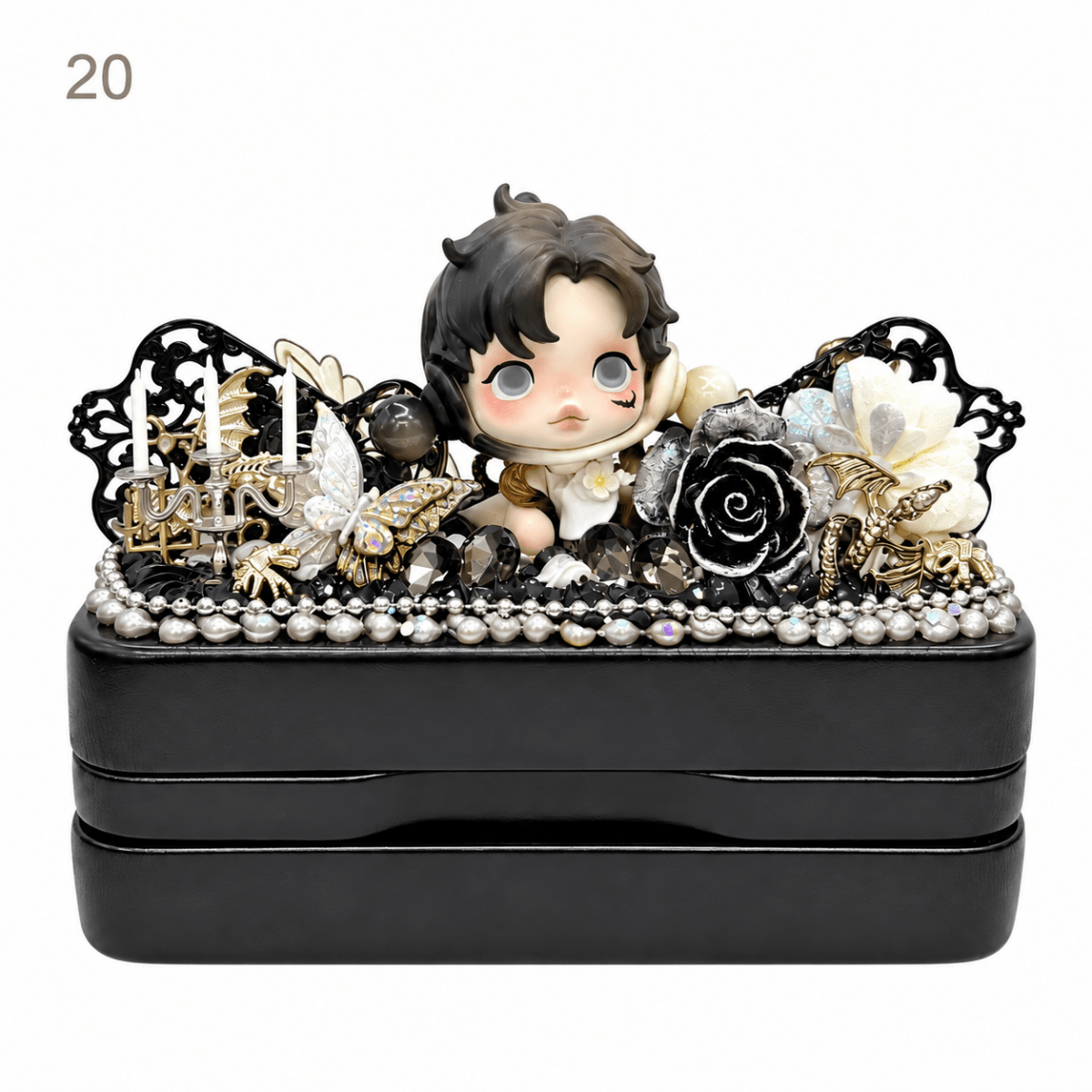 Handmade Decoden Glasses Case - kosbling-ready-to-ship