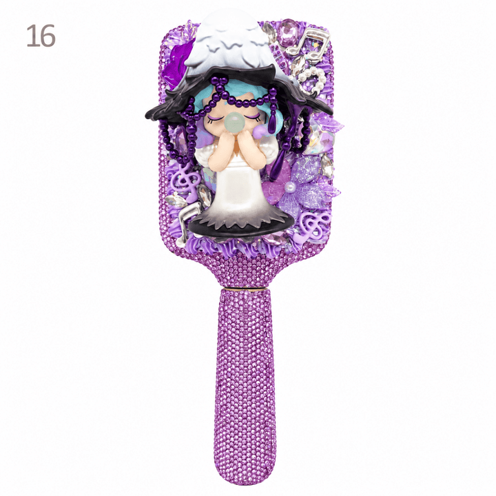 Handmade Decoden Hairbrush - kosbling-ready-to-ship