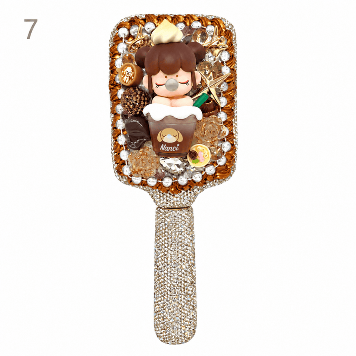 Handmade Decoden Hairbrush - kosbling-ready-to-ship