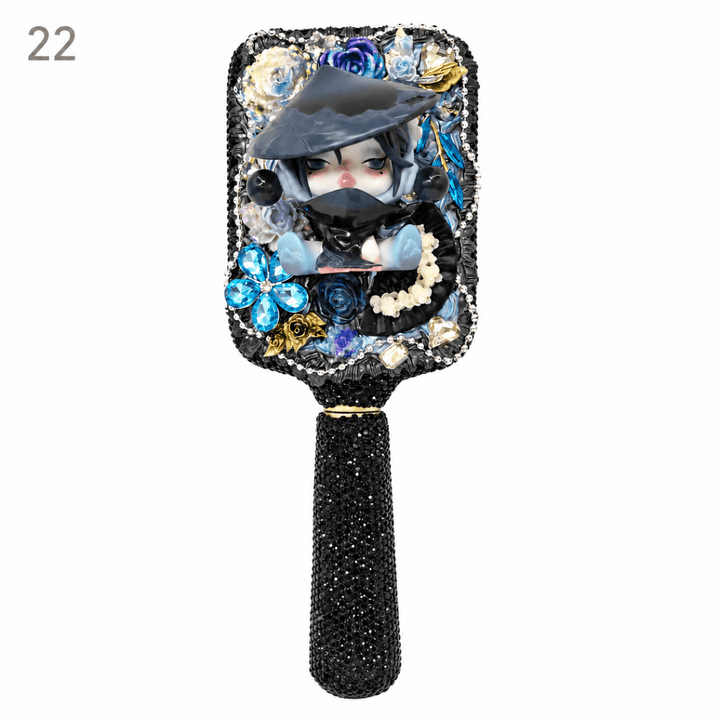 Handmade Decoden Hairbrush - kosbling-ready-to-ship