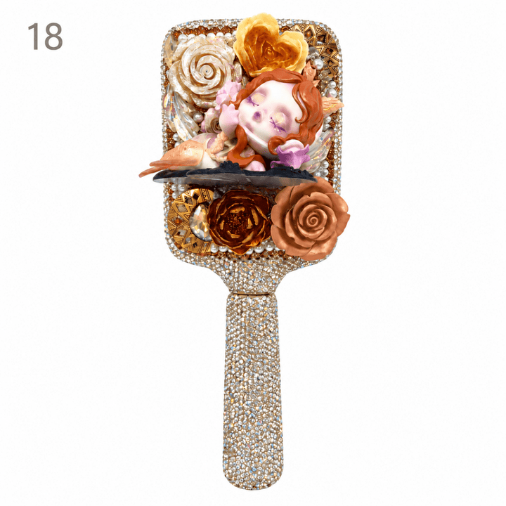 Handmade Decoden Hairbrush - kosbling-ready-to-ship