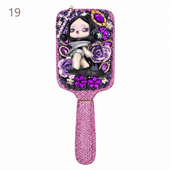 Handmade Decoden Hairbrush - kosbling-ready-to-ship