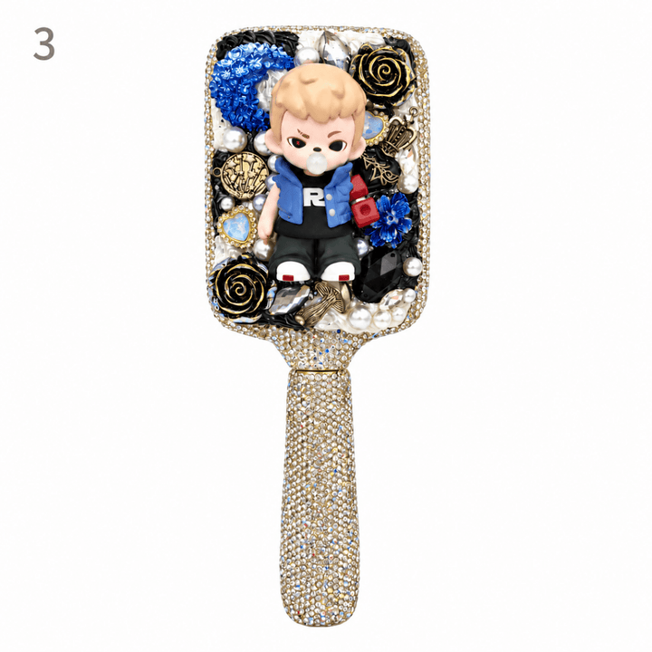 Handmade Decoden Hairbrush - kosbling-ready-to-ship