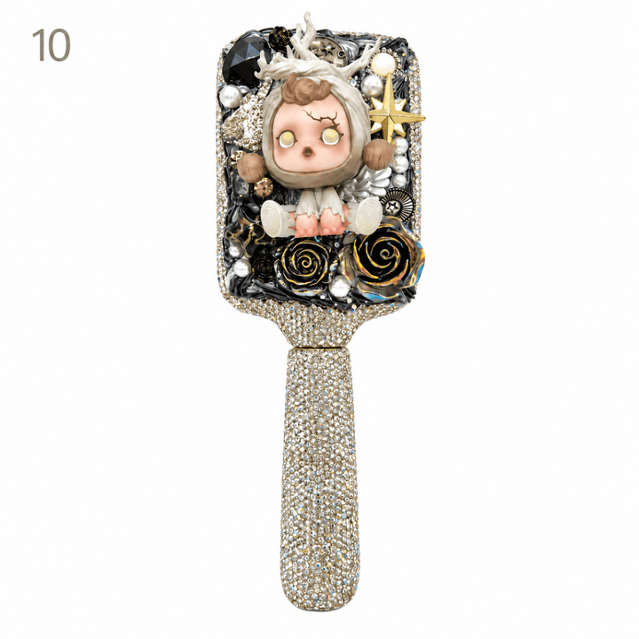 Handmade Decoden Hairbrush - kosbling-ready-to-ship