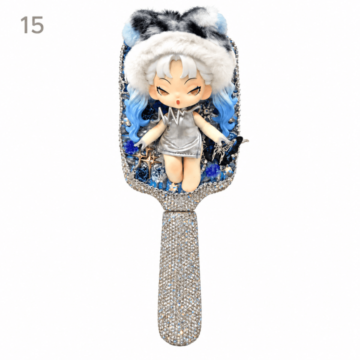 Handmade Decoden Hairbrush - kosbling-ready-to-ship