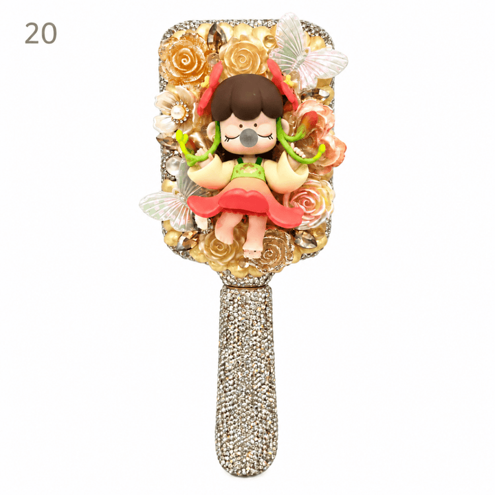 Handmade Decoden Hairbrush - kosbling-ready-to-ship