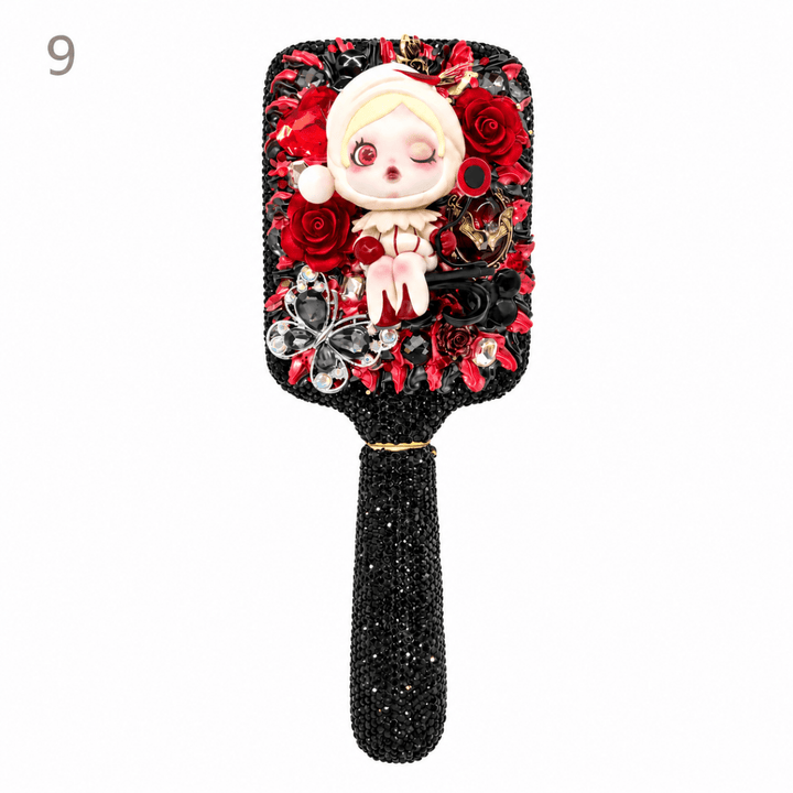 Handmade Decoden Hairbrush - kosbling-ready-to-ship
