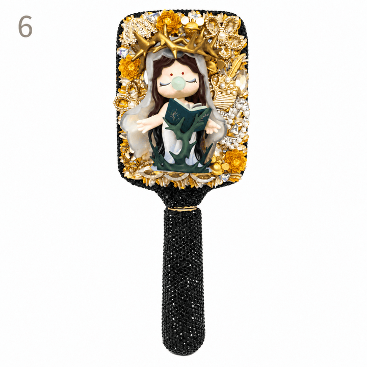 Handmade Decoden Hairbrush - kosbling-ready-to-ship
