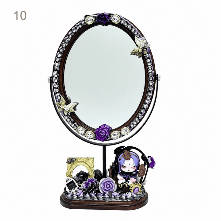 Handmade Decoden Makeup Mirror - kosbling-