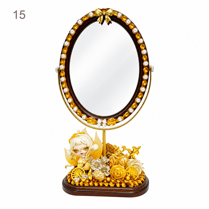 Handmade Decoden Makeup Mirror - kosbling-