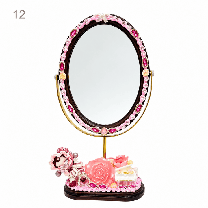 Handmade Decoden Makeup Mirror - kosbling-