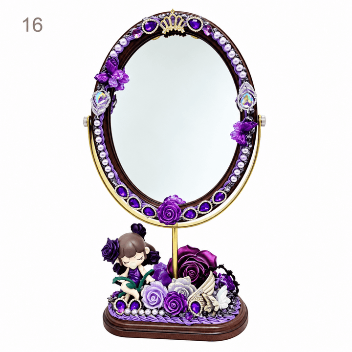 Handmade Decoden Makeup Mirror - kosbling-