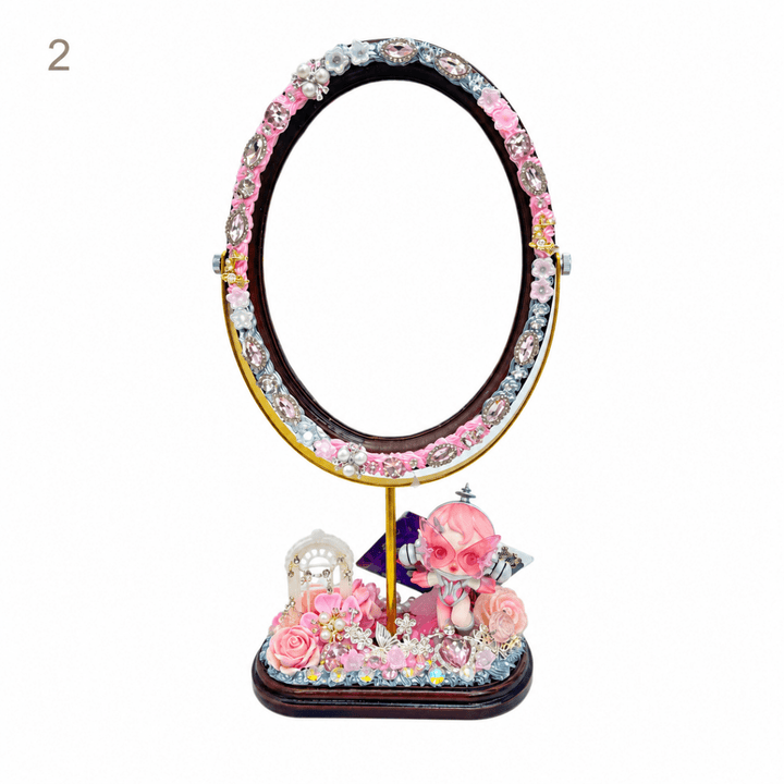 Handmade Decoden Makeup Mirror - kosbling-
