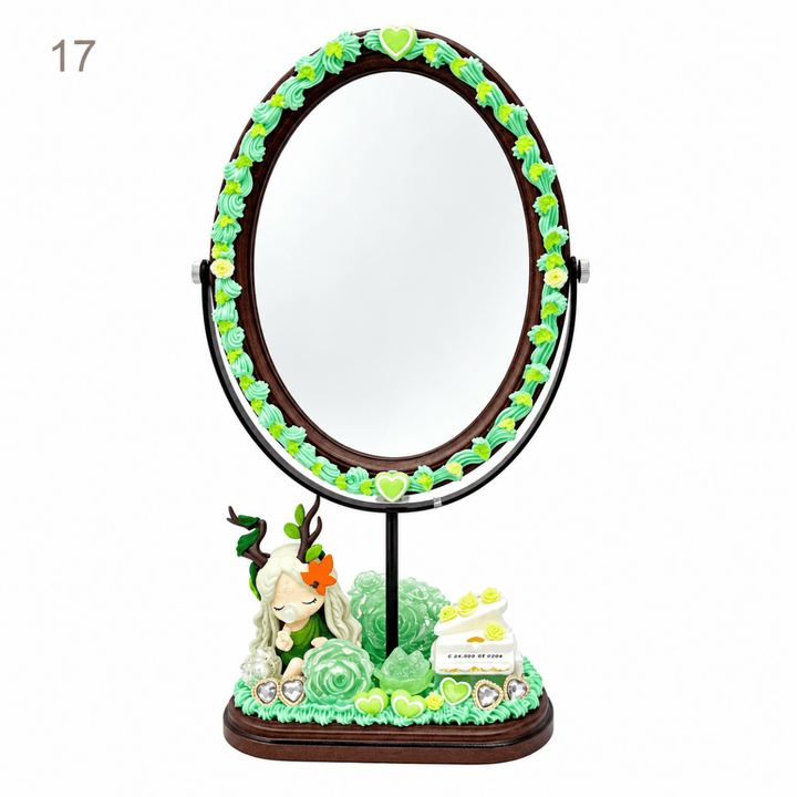 Handmade Decoden Makeup Mirror - kosbling-