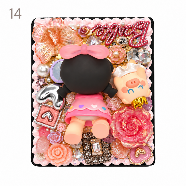Handmade Decoden Rainbow Sticky Note Set - kosbling-ready-to-ship